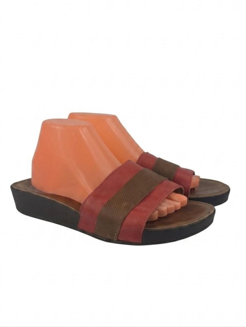 OluKai Ola Huna Leather‎ Slide Women'w Sandals Size 11